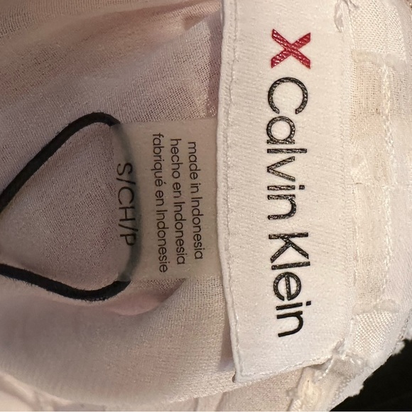 CALVIN KLEIN  White Top Size Small NWT - Picture 6 of 10